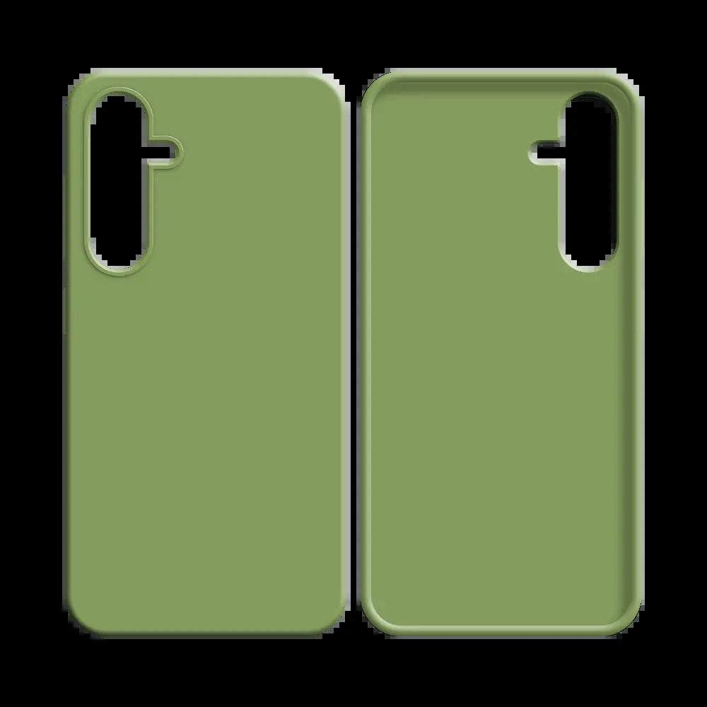 Coque silicone Samsung Galaxy S25+ - Vert - Vue 2