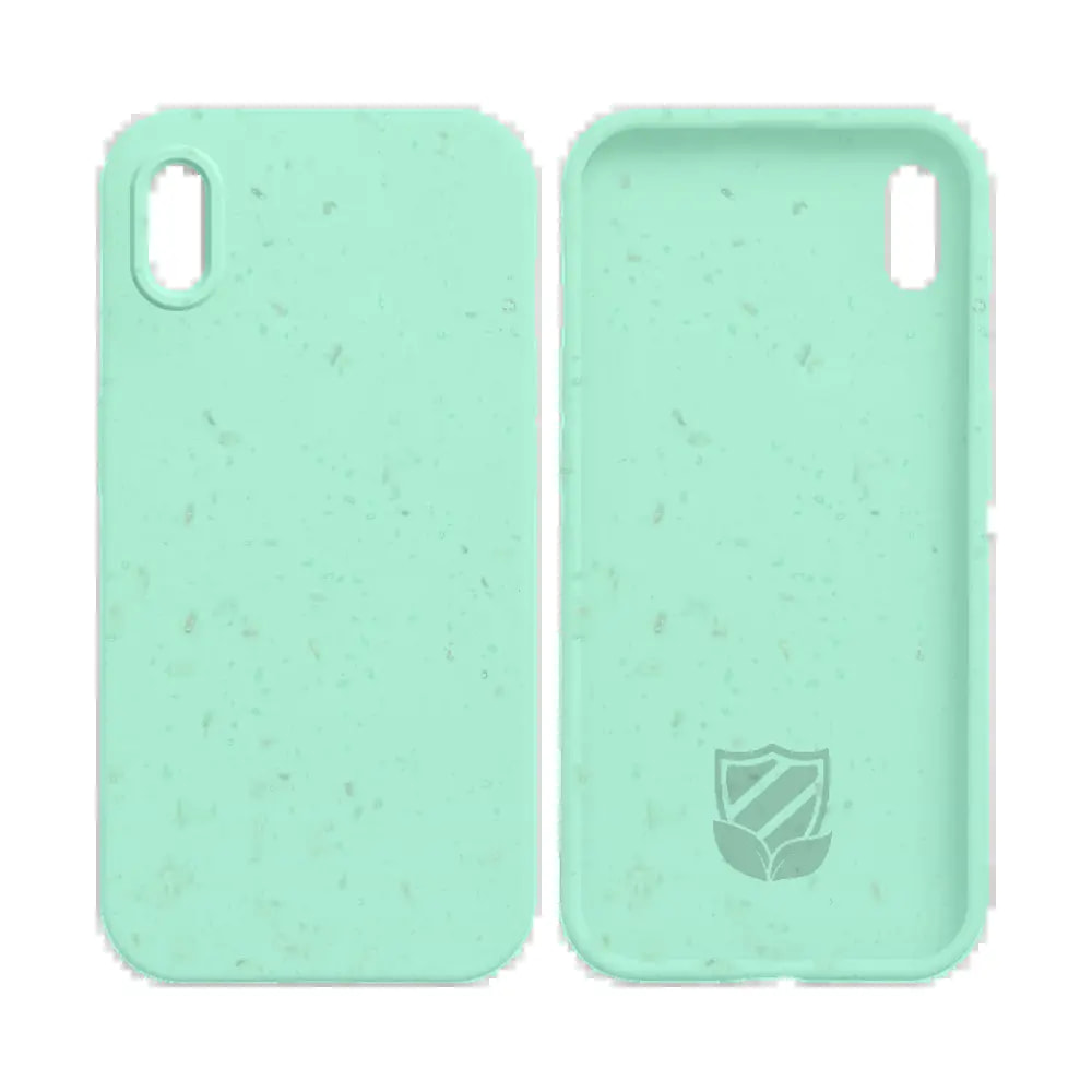 Coque bio iPhone X / XS - PROTECT Vert Menthe - Vue 2
