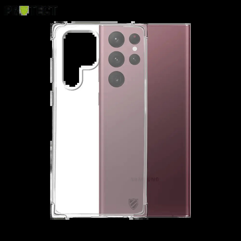 Coque antichoc renforcée transparente Samsung Galaxy S22 Ultra - silicone PROTECT