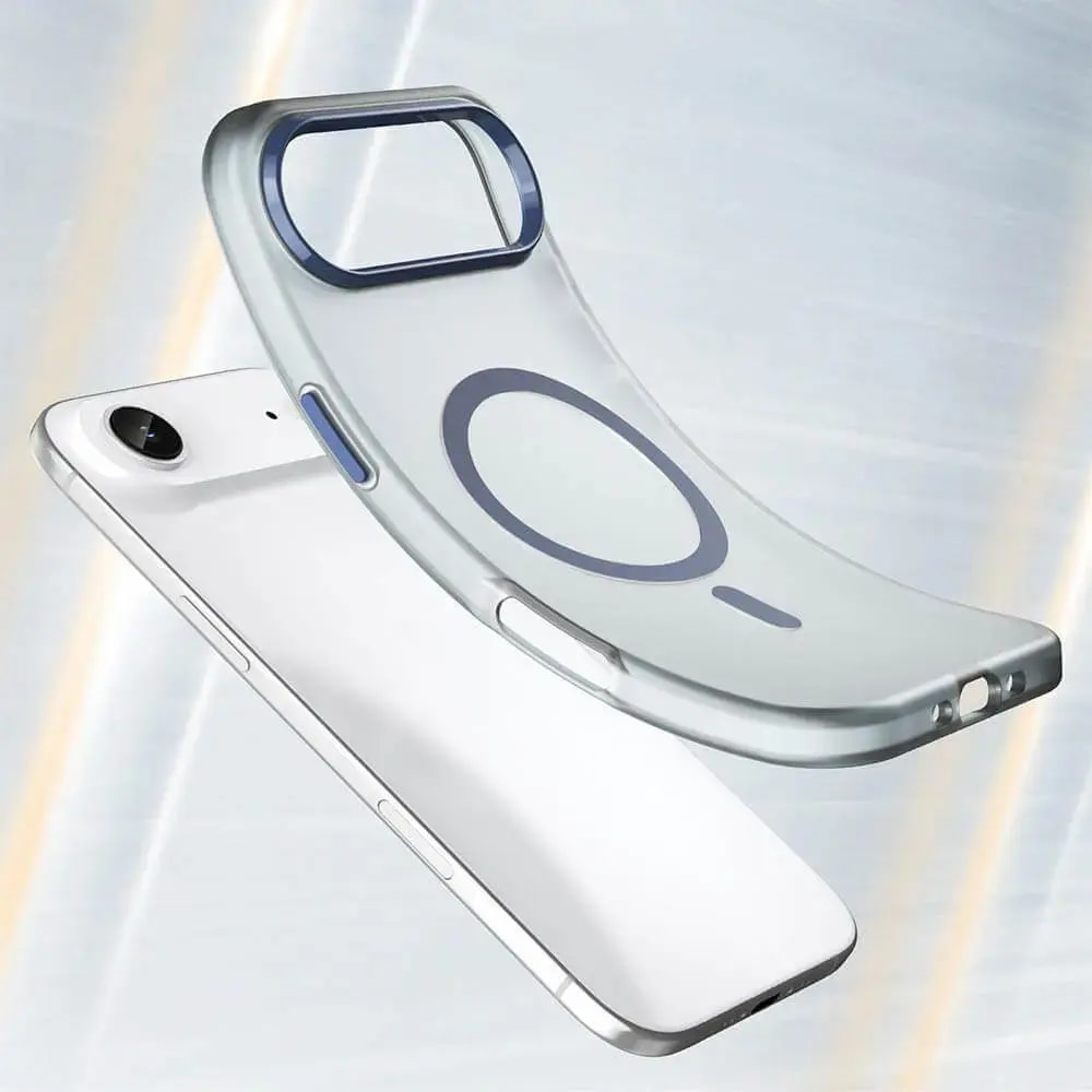 Coque MagSafe bi-matière iPhone Air - PROTECT MF-006 Bleu Marine - Vue 2