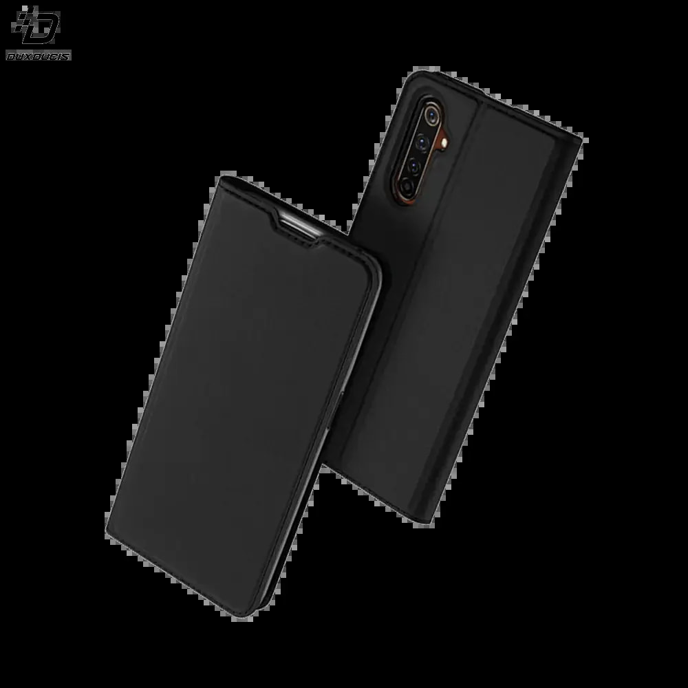 Housse folio Realme 6 Pro porte-carte - Dux Ducis Skin Pro Noir