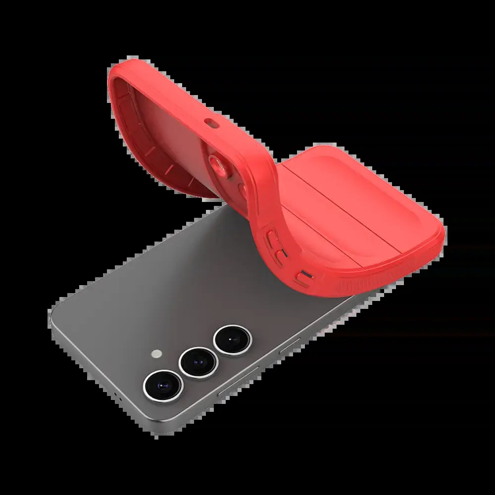 Coque de protection antichoc renforcée Samsung Galaxy S25+ - PROTECT IX008 Rouge - Vue 3