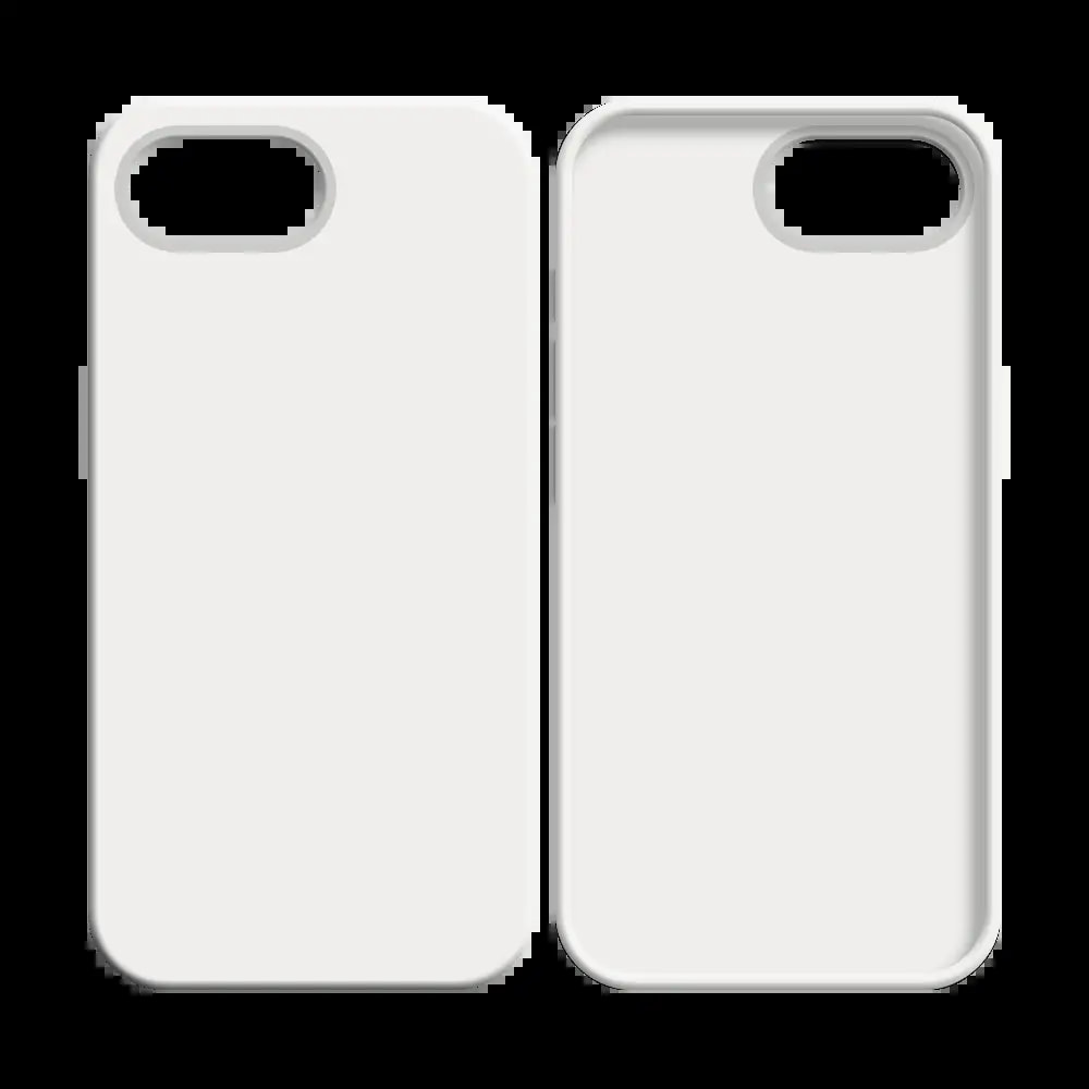 Coque silicone iPhone 16e / iPhone 17e - Blanc - Vue 2