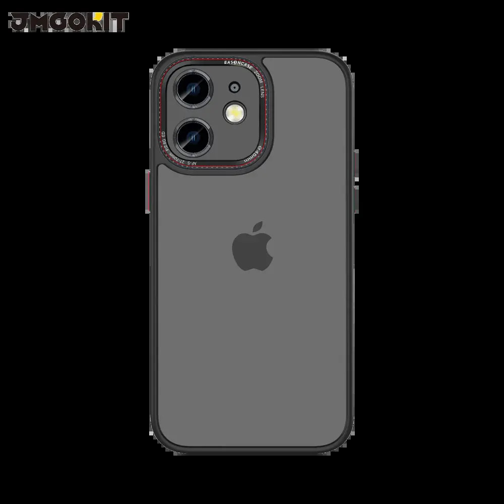 Coque de protection iPhone 12 - JMGOKIT Canon Lens Noir