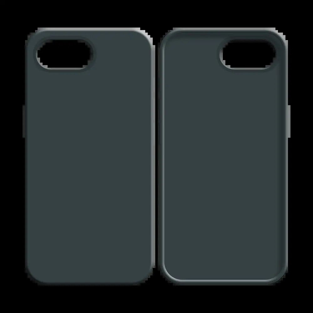 Coque silicone iPhone 16e / iPhone 17e - Noir - Vue 2