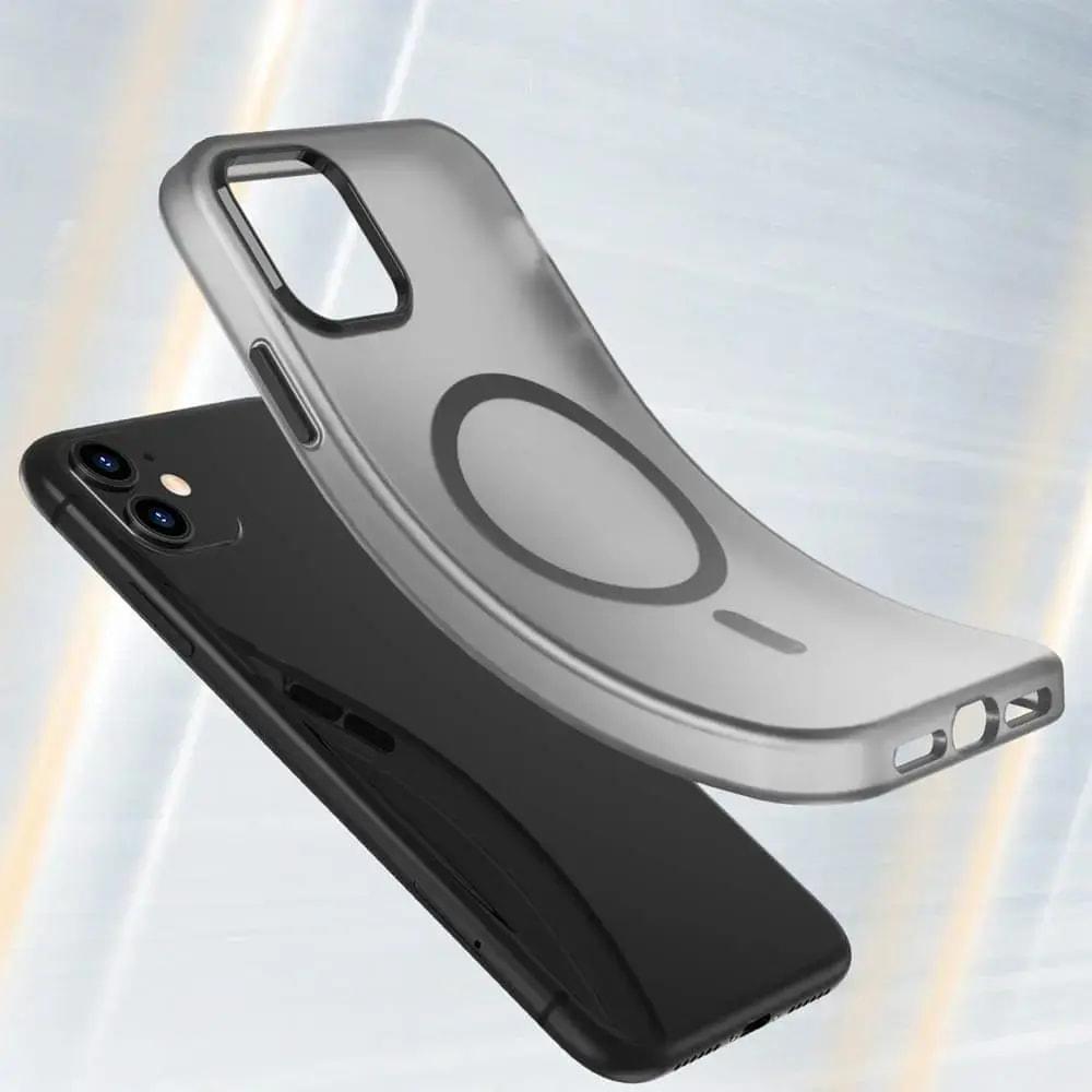 Coque MagSafe bi-matière iPhone 11 - PROTECT MF-006 Noir - Vue 2