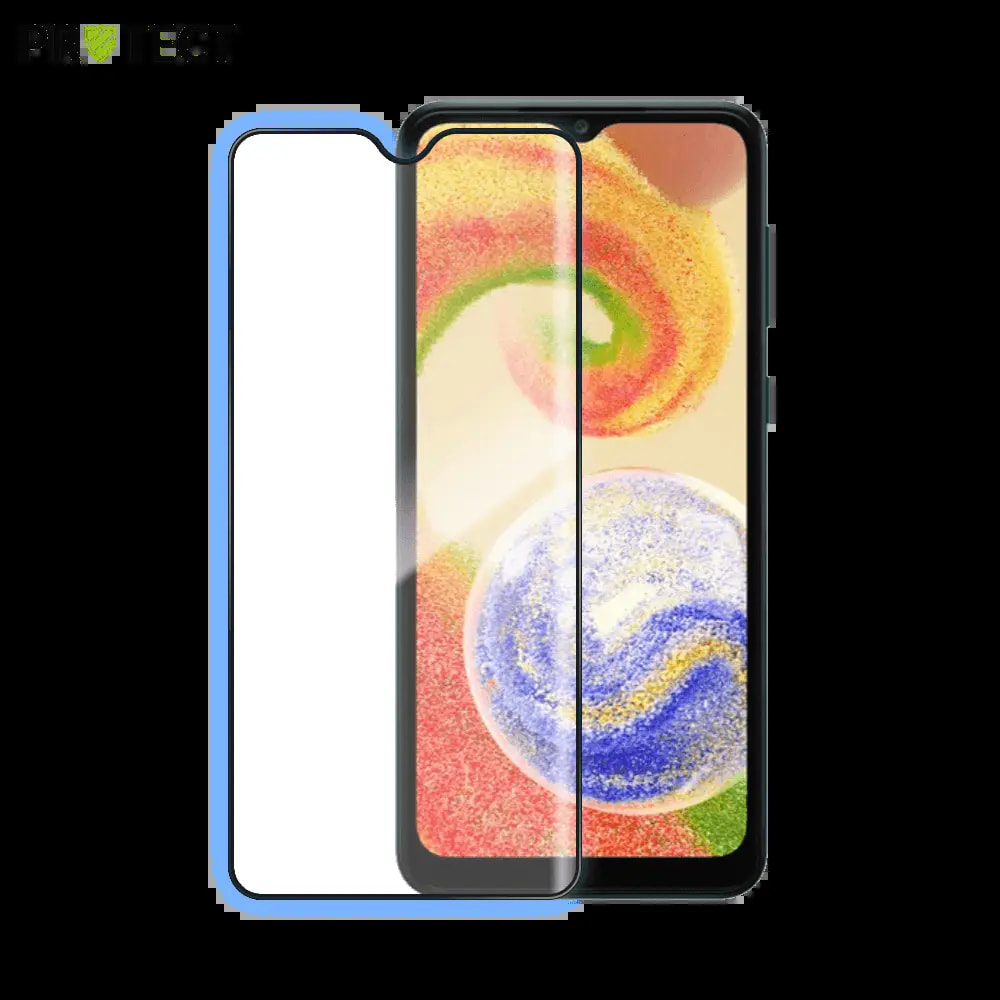 Verre trempé intégral Samsung Galaxy A04 protection écran 9H - PROTECT Noir