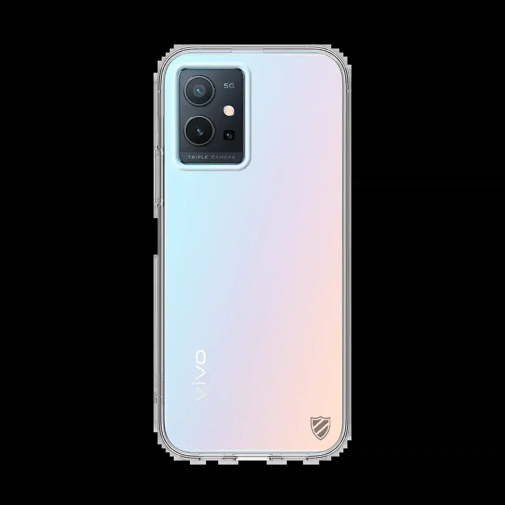 Coque silicone Vivo Y55 5G PROTECT - Transparent - Vue 2