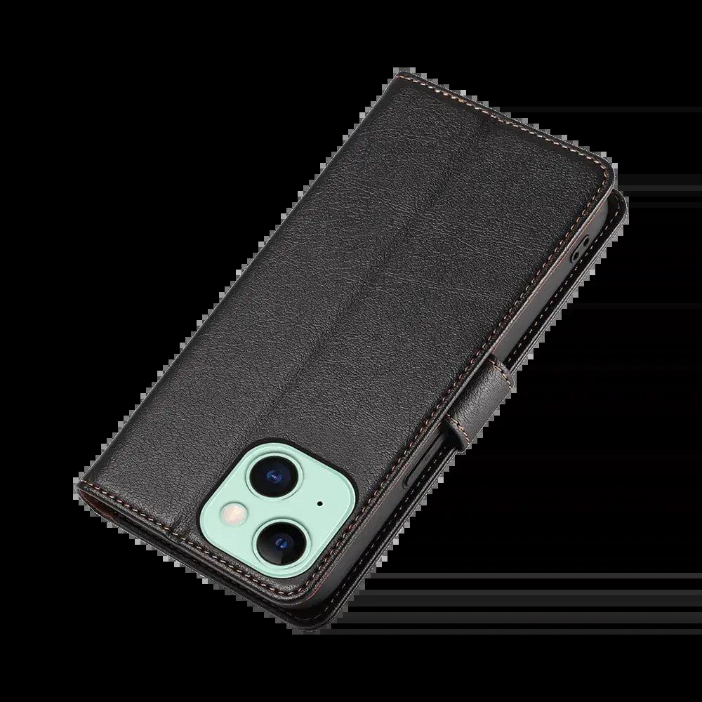 Housse folio anti-RFID iPhone 15 – PROTECT IP011 Noir - Vue 6