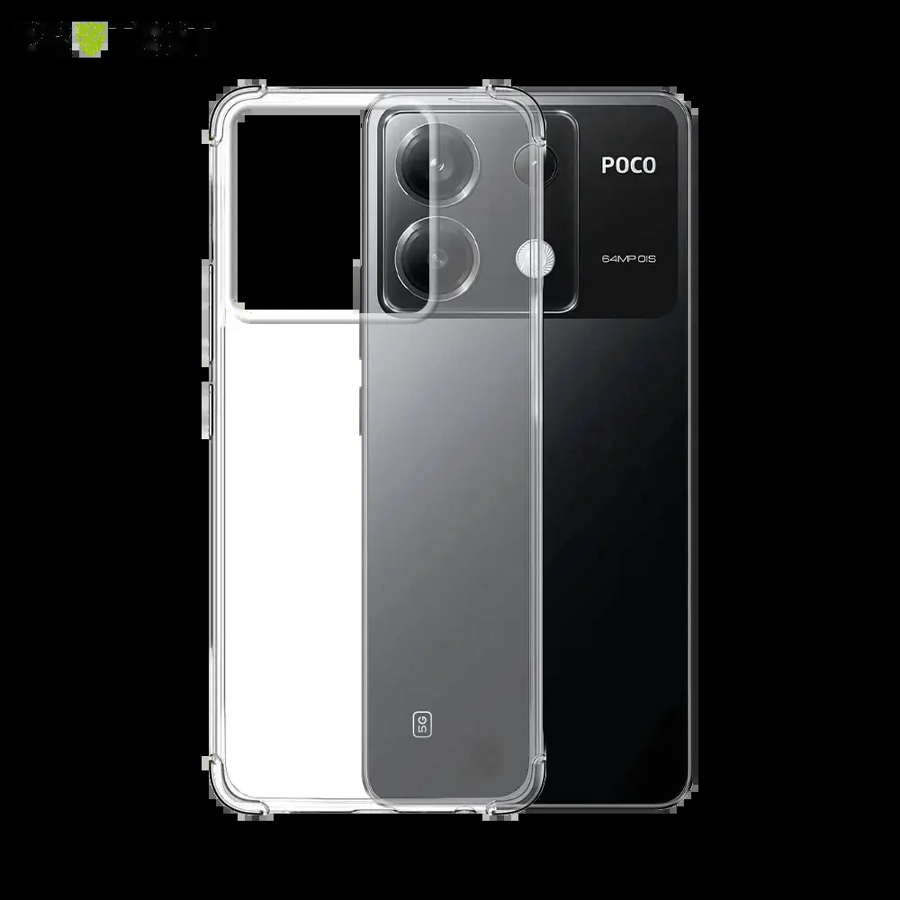 Coque antichoc renforcée transparent Xiaomi Redmi Note 13 Pro 5G / Poco X6 5G - silicone PROTECT