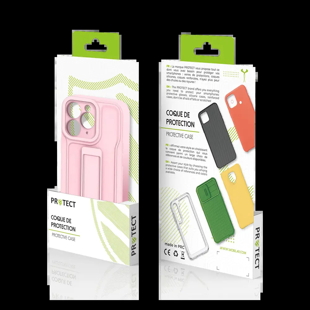 Coque de Protection PROTECT QC-002 pour Apple iPhone 13 Pro Max Rose - Vue 3