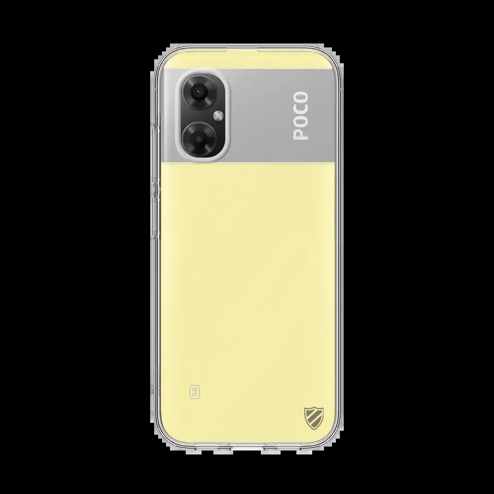 Coque silicone Xiaomi Poco M4 5G PROTECT - Transparent - Vue 2