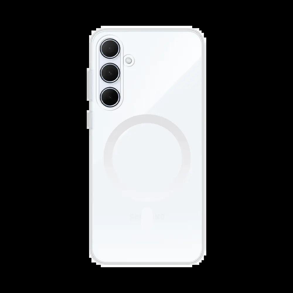 Coque MagSafe silicone transparente Samsung Galaxy A35 5G - Vue 2