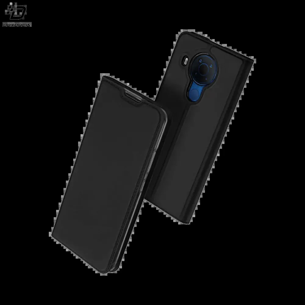 Housse folio Nokia 5.4 porte-carte - Dux Ducis Skin Pro Noir