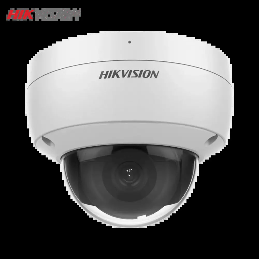 Caméra de Surveillance avec IA Hikvision (4mm) Dome 4MP DarkFighter & AcuSense Blanc