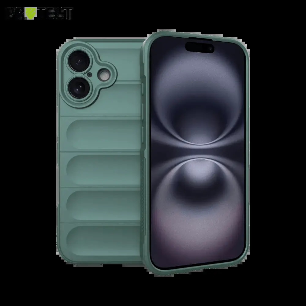 Coque de protection iPhone 16 Plus antichoc renforcée - PROTECT IX008 Vert Foncé