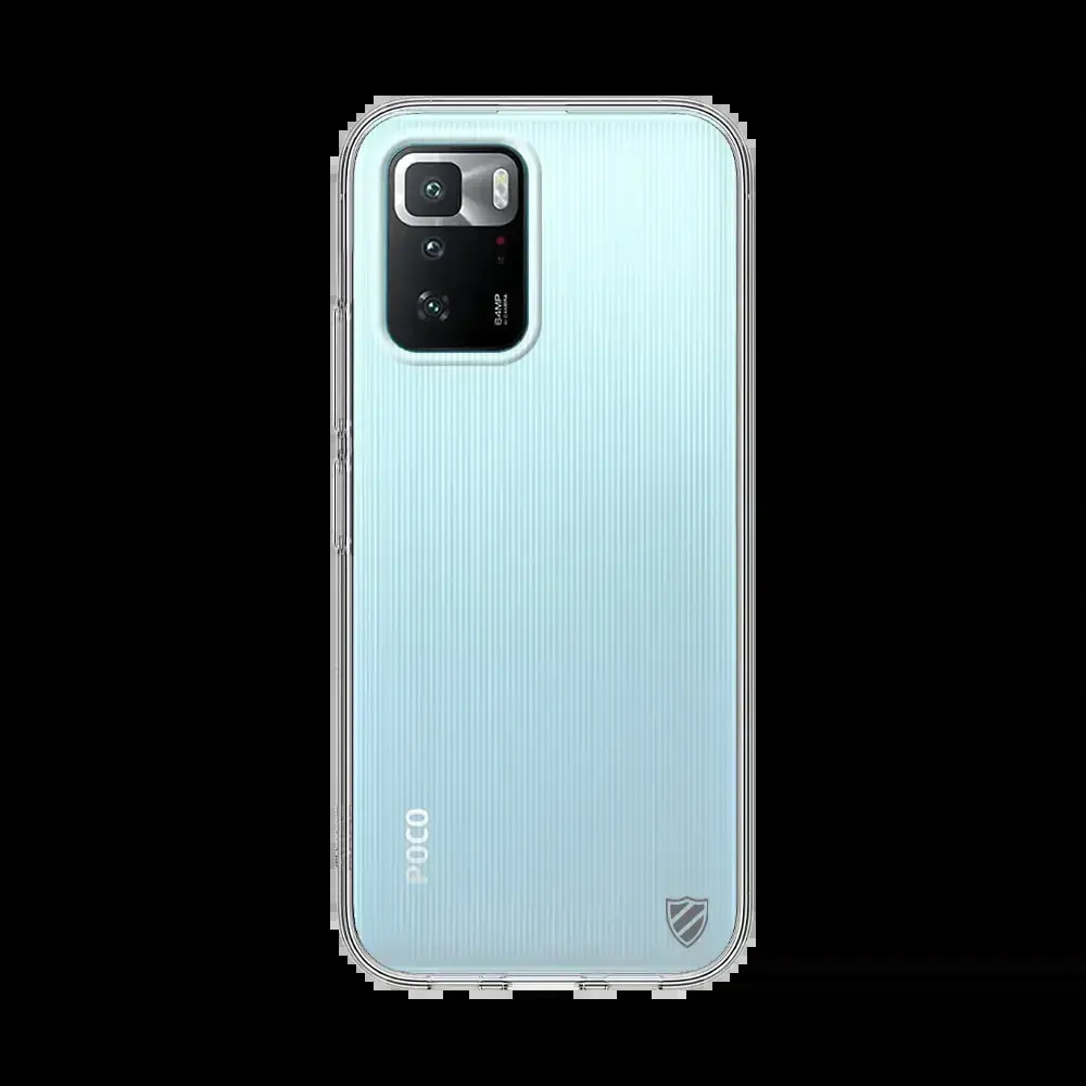 Coque silicone Xiaomi Poco X3 GT PROTECT - Transparent - Vue 2