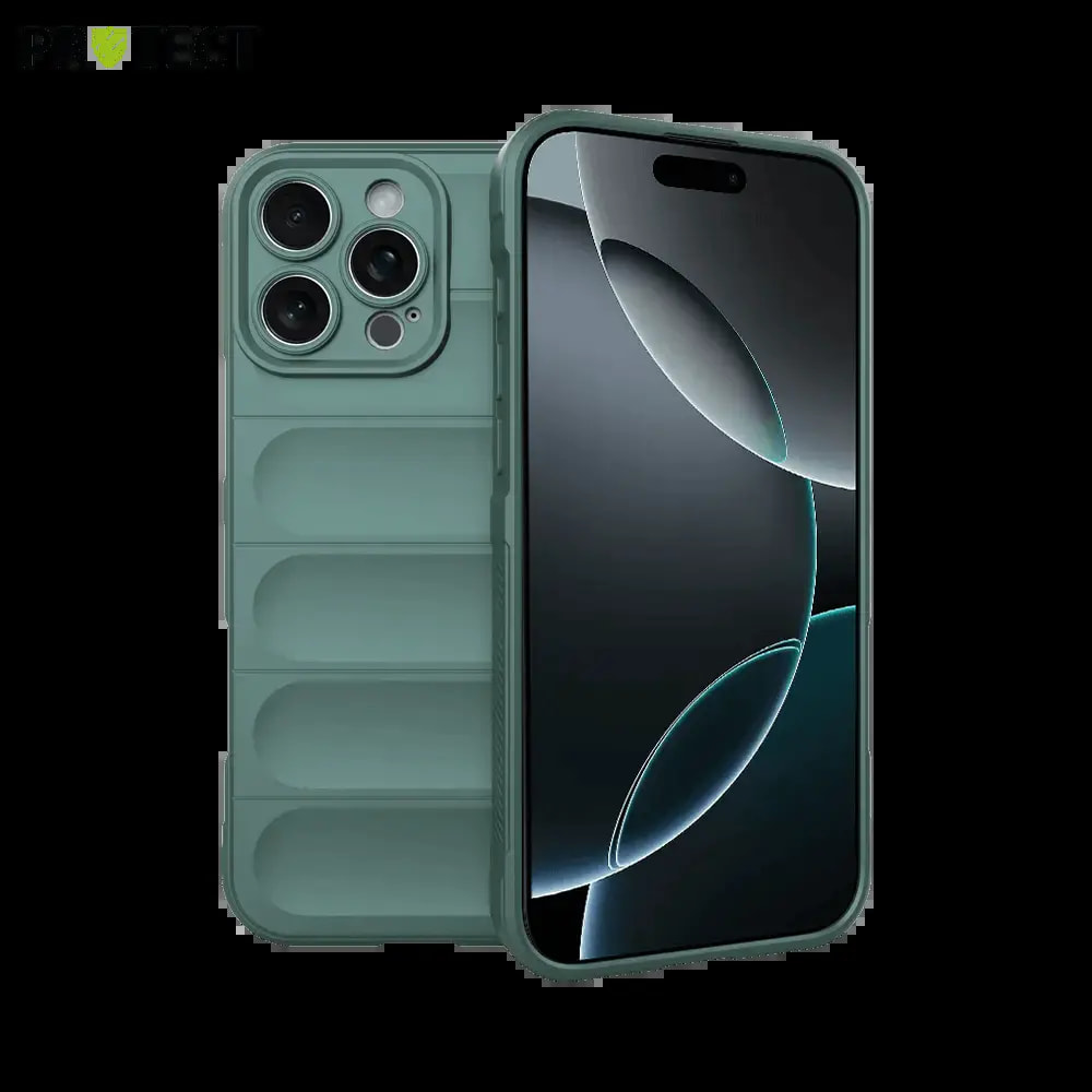 Coque de protection iPhone 16 Pro antichoc renforcée - PROTECT IX008 Vert Foncé