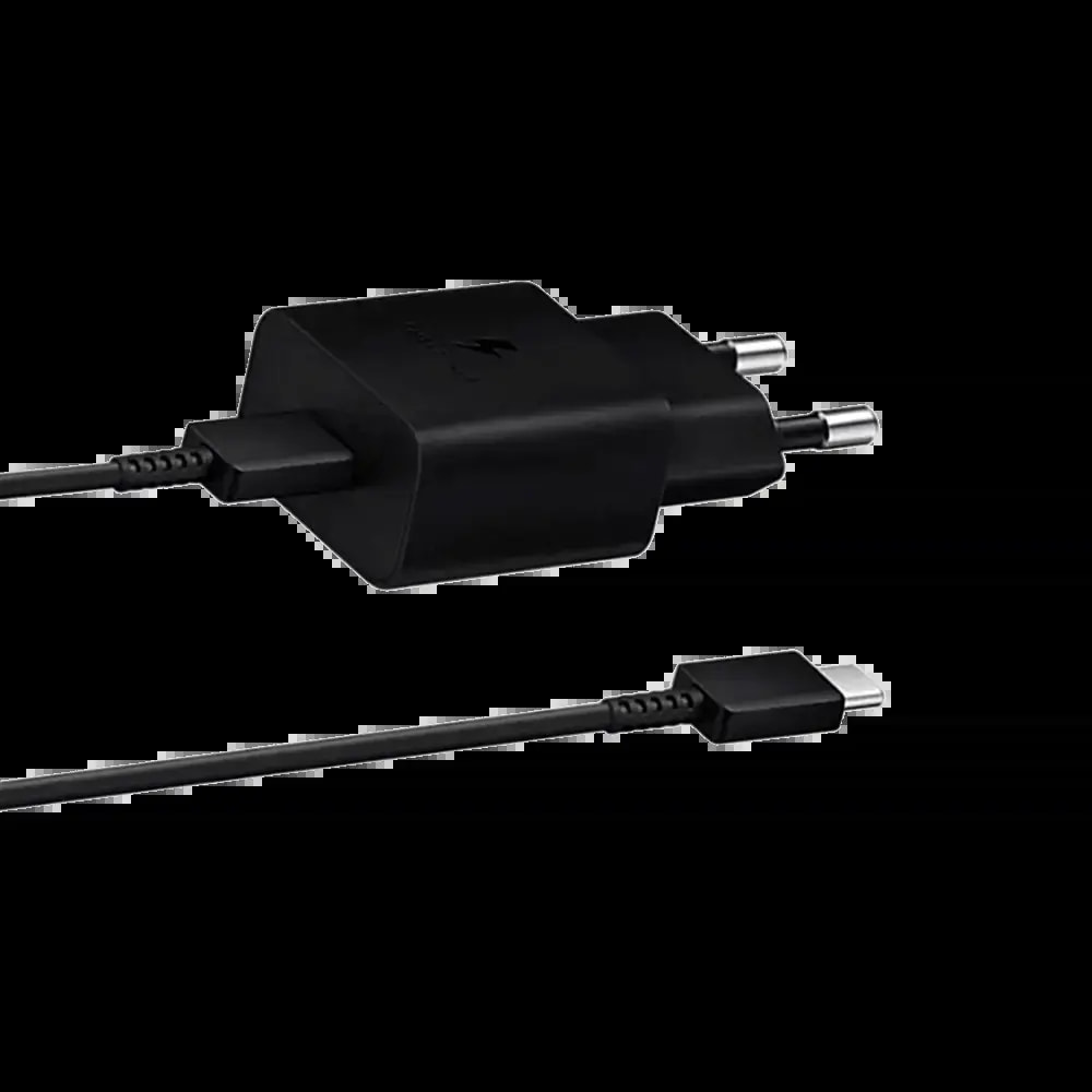 Chargeur secteur USB-C 15W avec câble USB-C - Samsung Noir - Vue 2