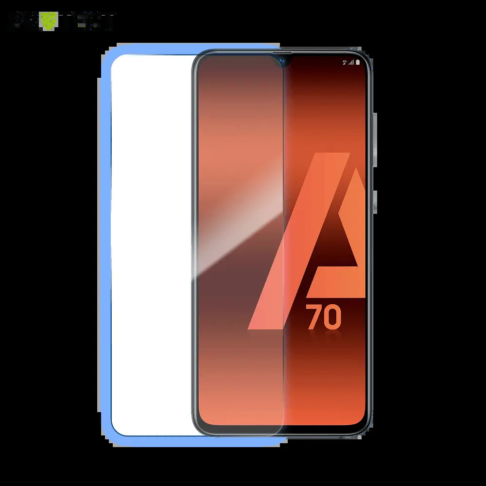 Verre trempé Samsung Galaxy A70 protection écran 9H - PROTECT Transparent