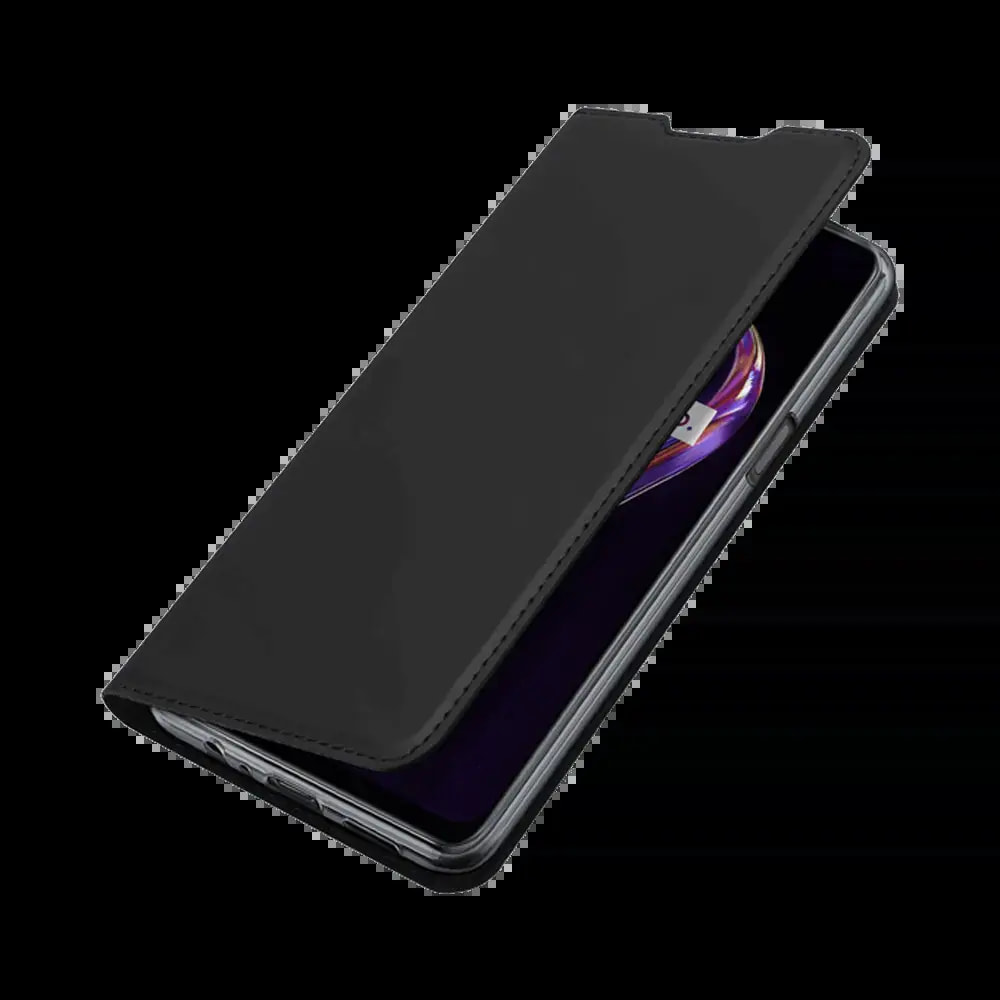 Housse folio Realme 9 Pro+ / Realme 9 4G porte-carte - Dux Ducis Skin Pro Noir - Vue 3
