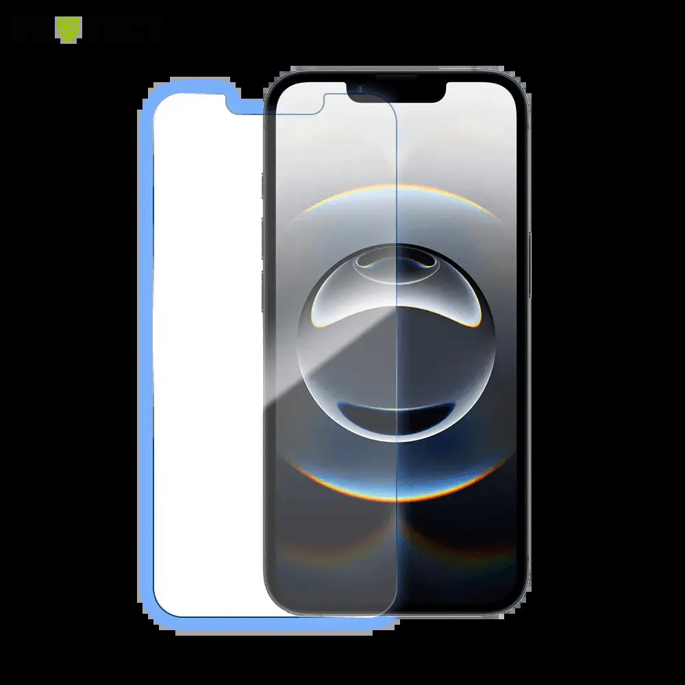 Verre trempé iPhone 13 / 13 Pro / 14 / 16e / 17e protection écran 9H – PROTECT Transparent