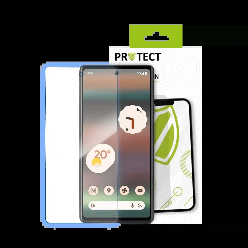 Verre trempé Google Pixel 6a protection 9H - PROTECT Transparent - Vue 2
