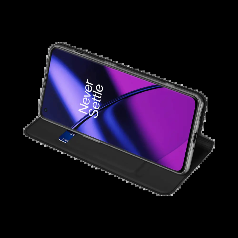 Housse folio OnePlus 11 5G porte-carte - Dux Ducis Skin Pro Noir - Vue 4