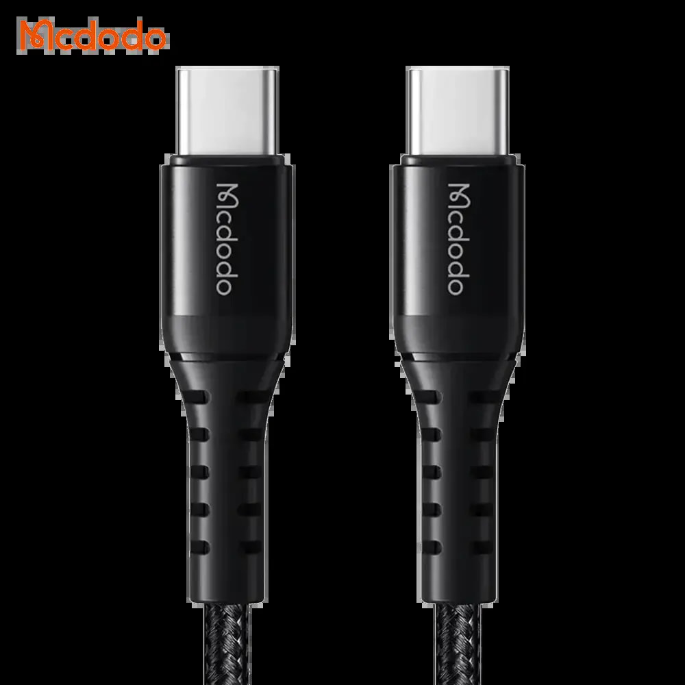 Câble Data USB-C vers USB-C Mcdodo 60W (1m) Noir