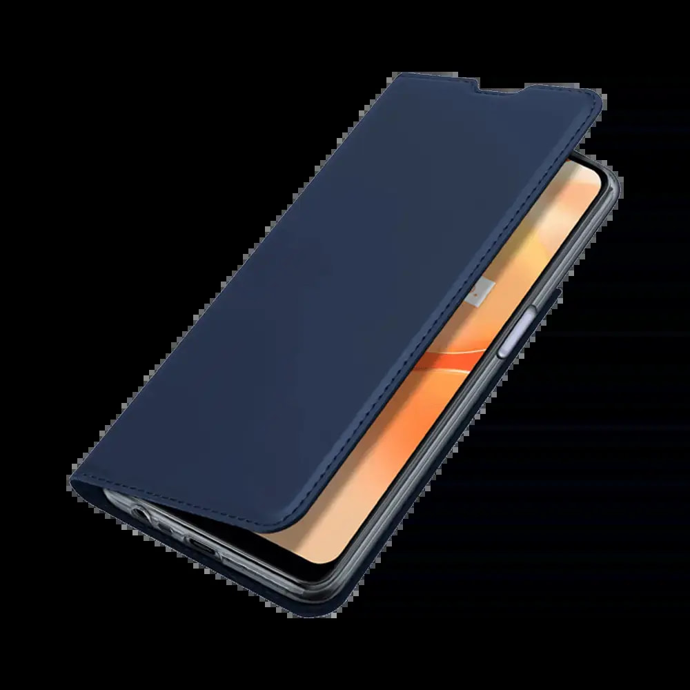 Housse folio Realme C31 porte-carte - Dux Ducis Skin Pro Bleu - Vue 3