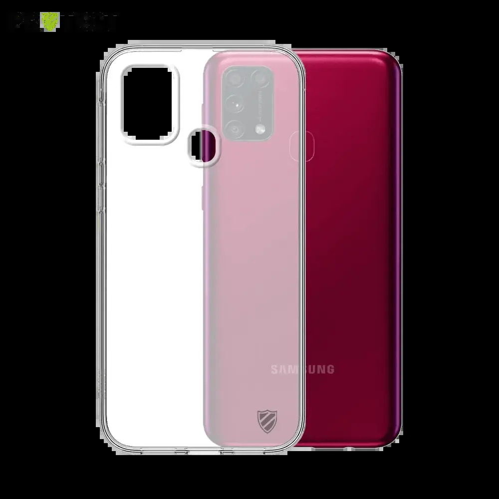 Coque Silicone PROTECT pour Samsung Galaxy M31 Transparent