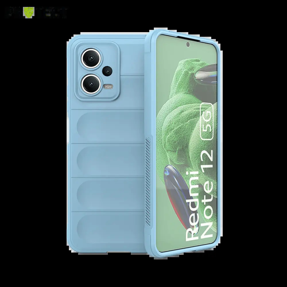 Coque de protection antichoc renforcée Xiaomi Redmi Note 12 5G - PROTECT IX008 Bleu Clair