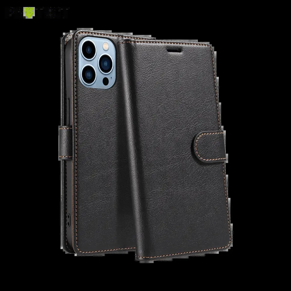 Housse folio anti-RFID iPhone 13 Pro – PROTECT IP011 Noir