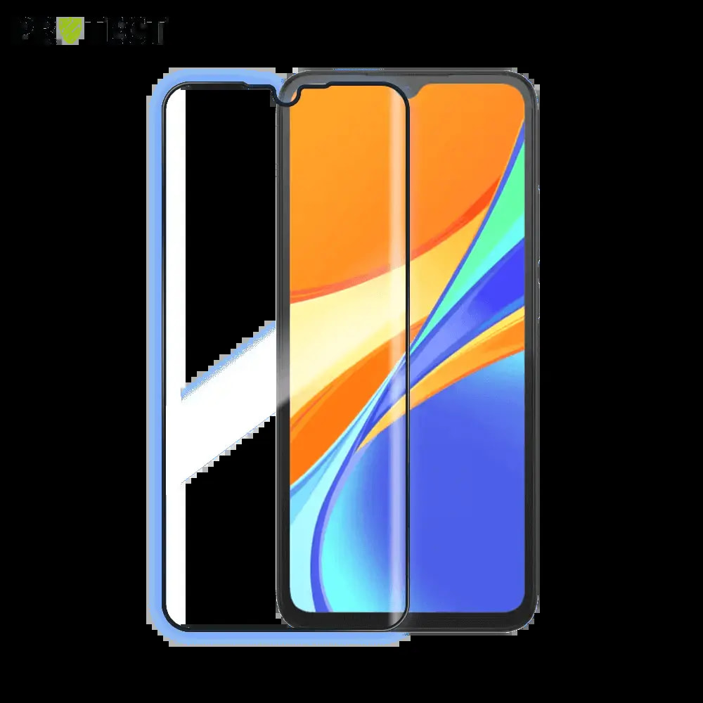 Verre trempé intégral Xiaomi Redmi 9C NFC protection écran 9H - PROTECT Noir