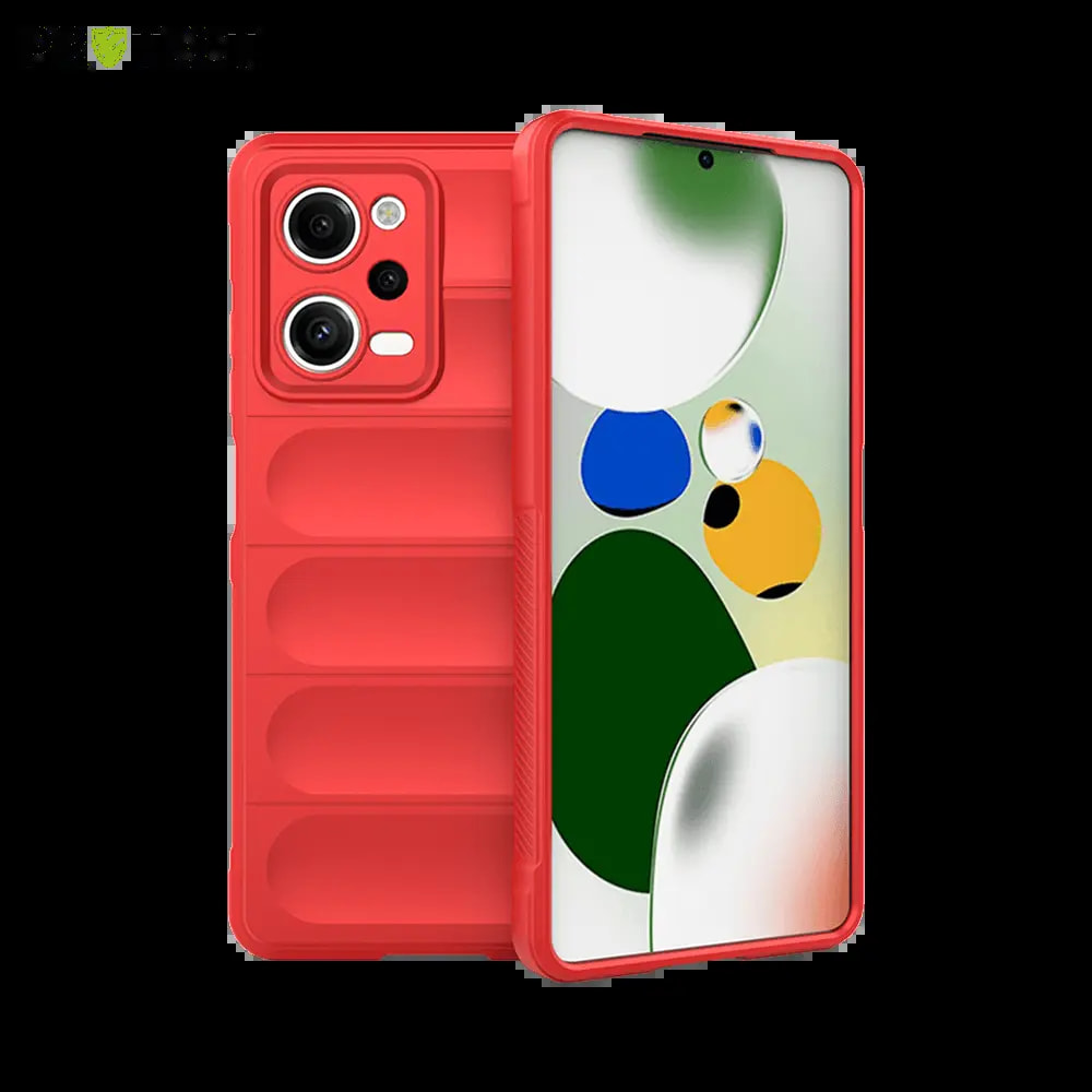 Coque de protection antichoc renforcée Xiaomi Poco X5 Pro 5G - PROTECT IX008 Rouge