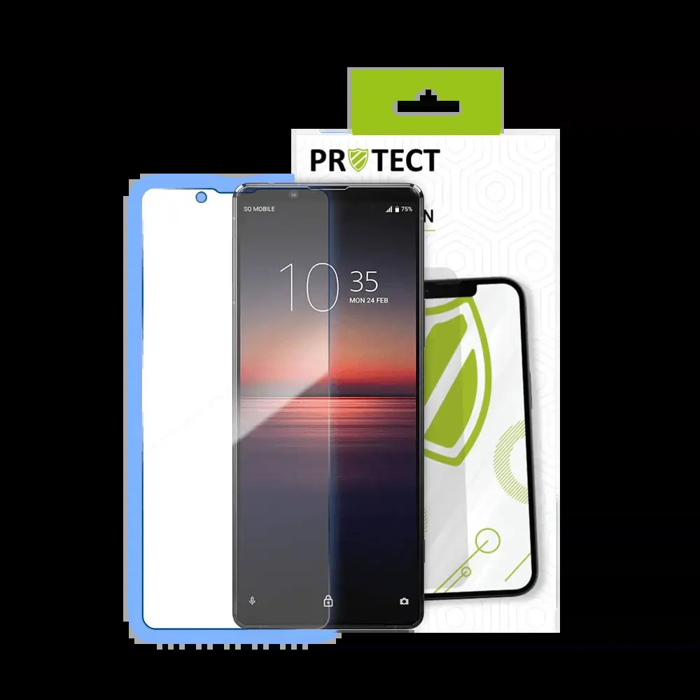 Verre trempé Sony Xperia 1 II protection écran 9H - PROTECT Transparent - Vue 2