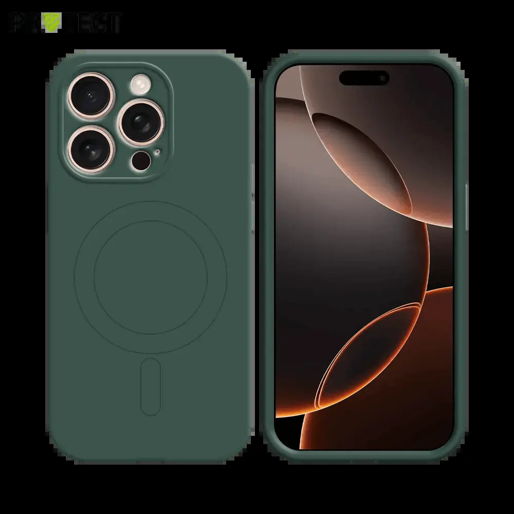 Coque de Protection PROTECT IZ001 pour Apple iPhone 16 Pro Max MagSafe Vert Foncé