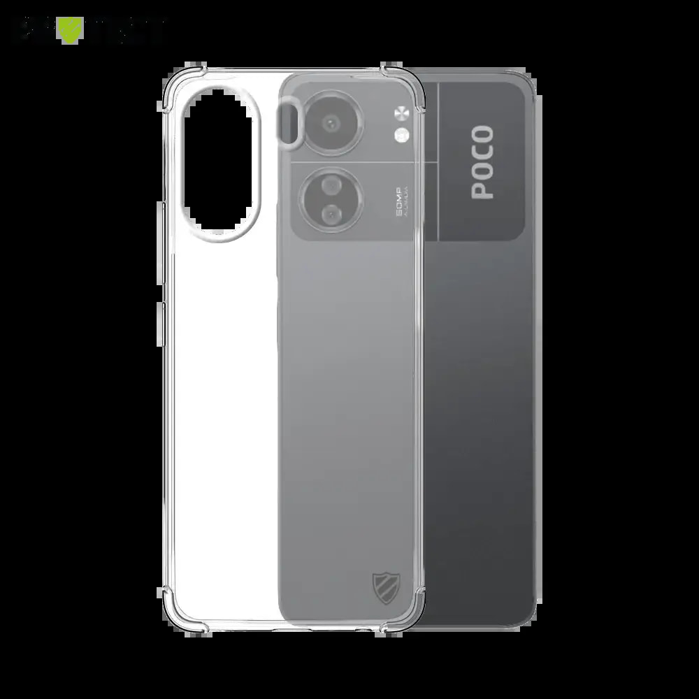 Coque antichoc renforcée transparente – compatible Xiaomi Poco C65 / Redmi 13C – silicone PROTECT