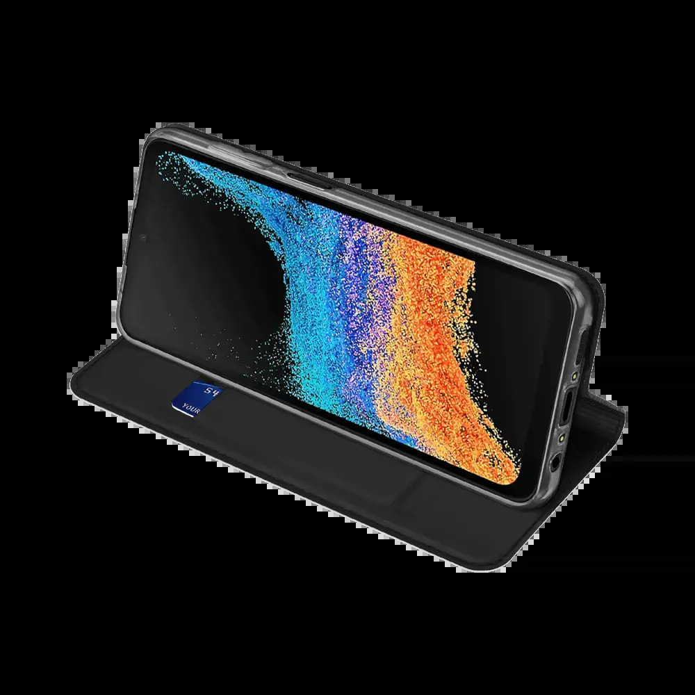 Housse folio Samsung Galaxy Xcover 7 Pro porte-carte – Dux Ducis Skin Pro Noir - Vue 4
