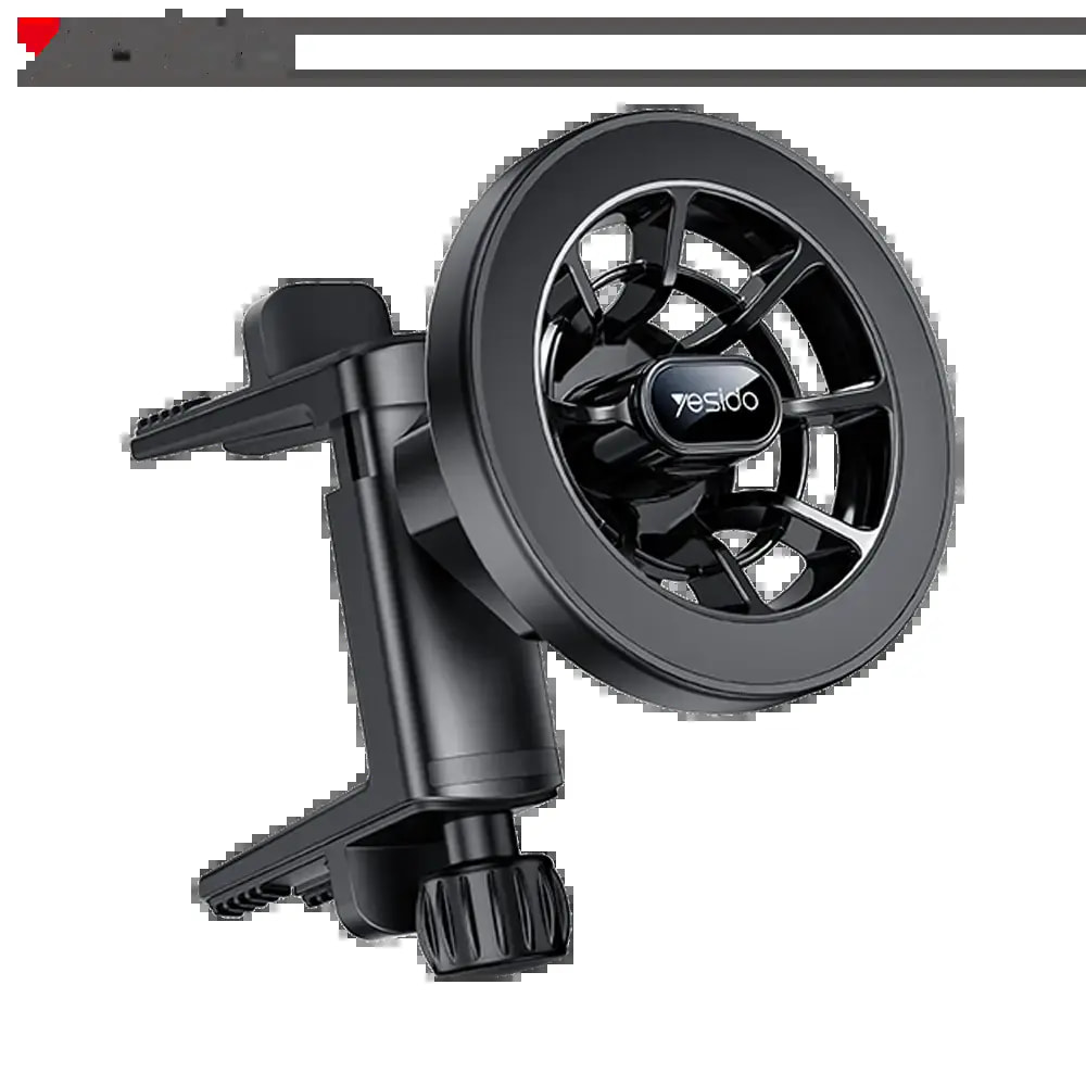 Support Smartphone Magnétique pour Voiture Yesido pour Grille d'Aération Mercedes Noir