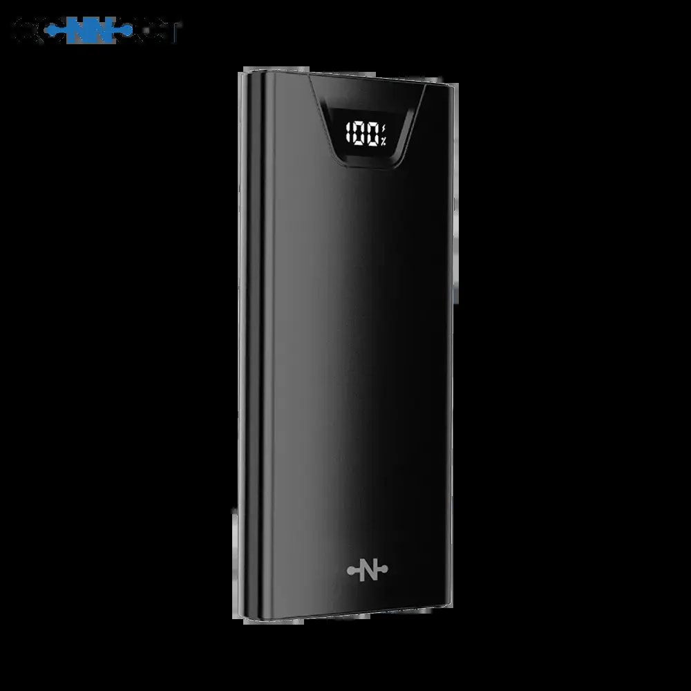Batterie externe 10000mAh avec affichage digital et charge rapide 15W - CONNECT Noir