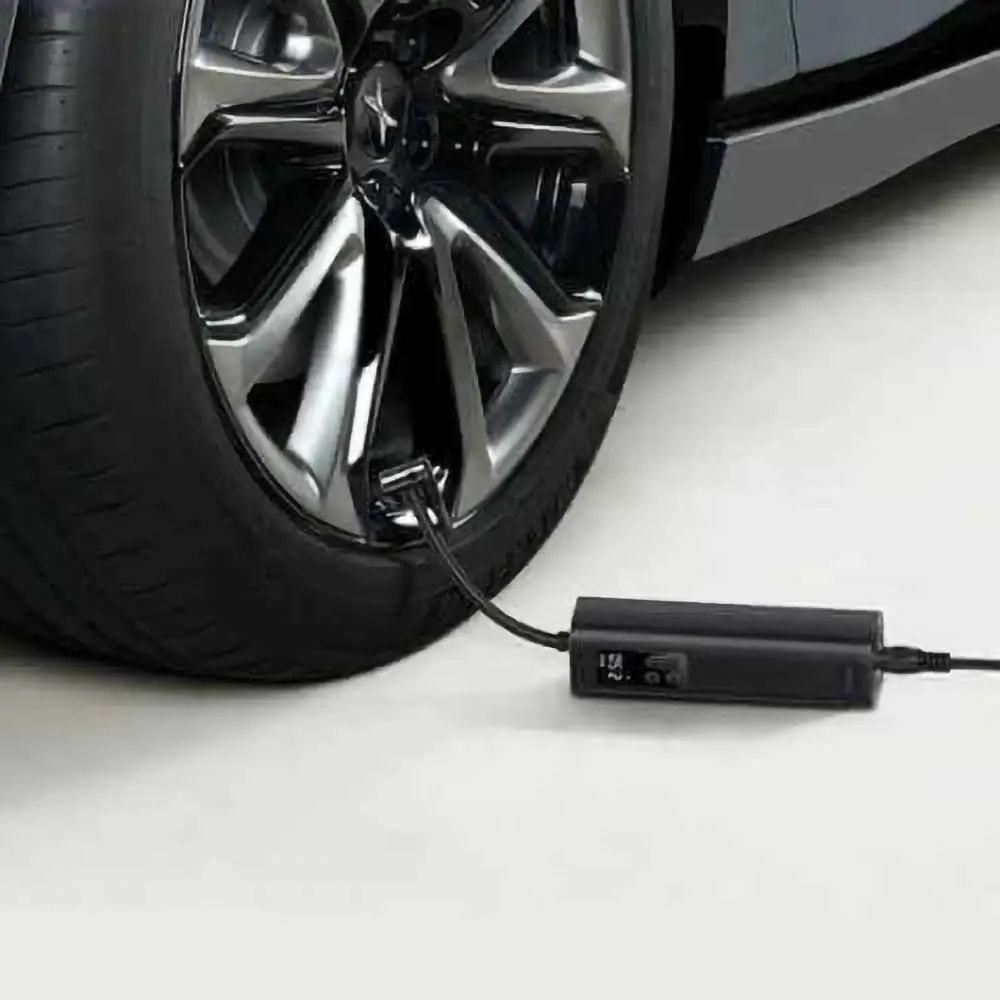 Mini Compresseur de Pneu pour Voiture Baseus Super Mini Inflator Pump avec Câble Allume-Cigare 3m - Vue 2