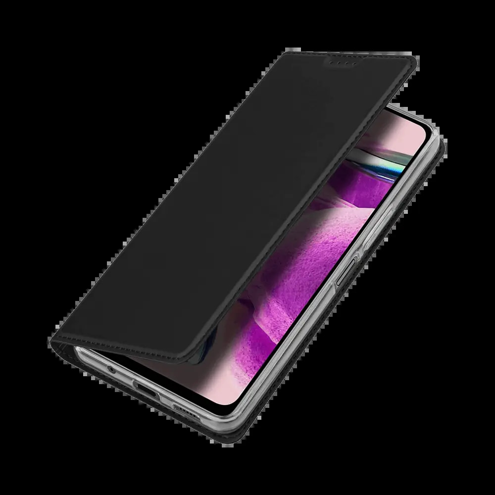Housse folio Xiaomi Redmi Note 12S porte-carte - Dux Ducis Skin Pro Noir - Vue 3