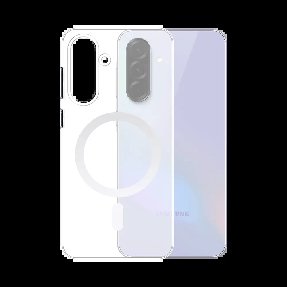 Coque MagSafe silicone transparente Samsung Galaxy A36 5G