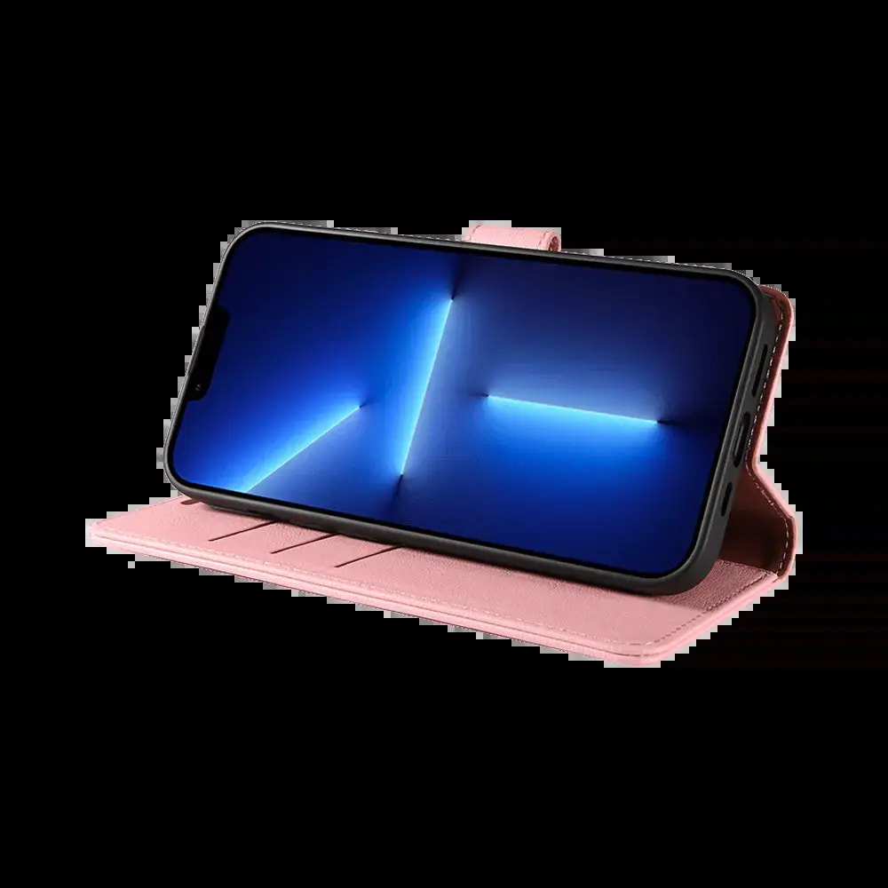 Housse folio anti-RFID iPhone 11 Pro – PROTECT IP011 Rose - Vue 5