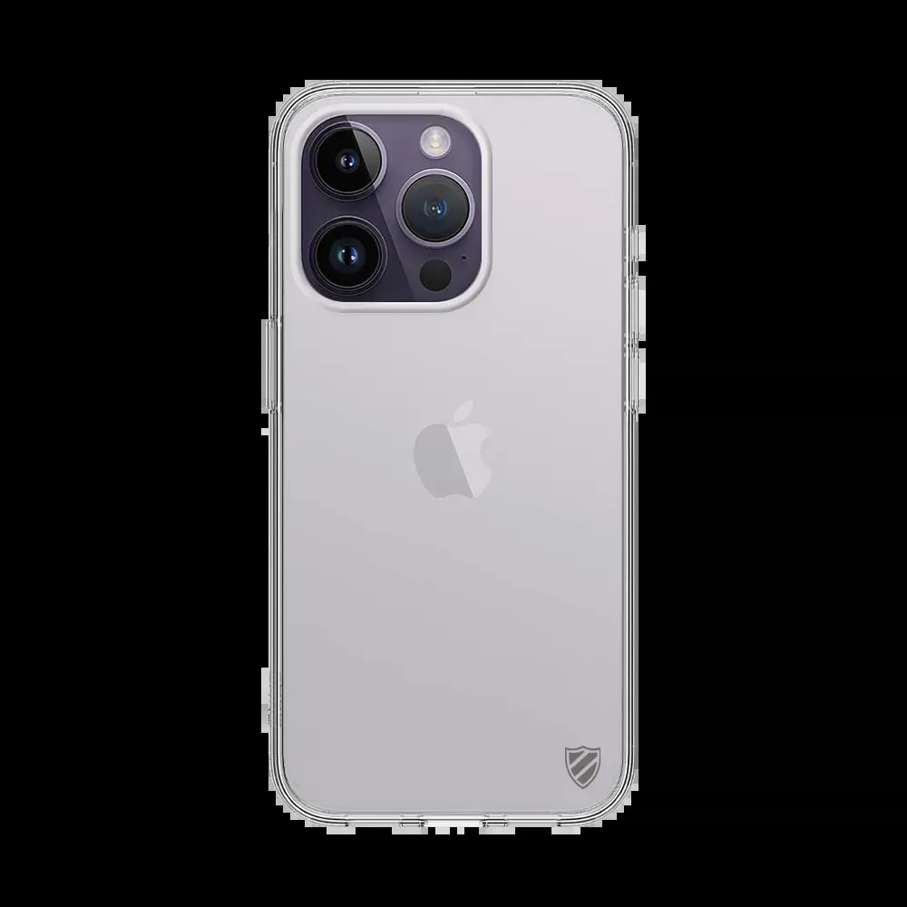 Coque silicone iPhone 14 Pro - PROTECT Transparent - Vue 2