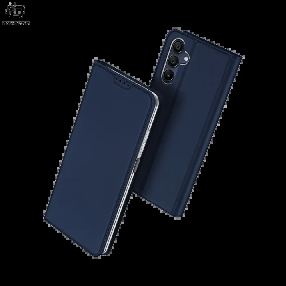Housse folio Samsung Galaxy A16 5G / Galaxy A16 4G porte-carte - Dux Ducis Skin Pro Bleu