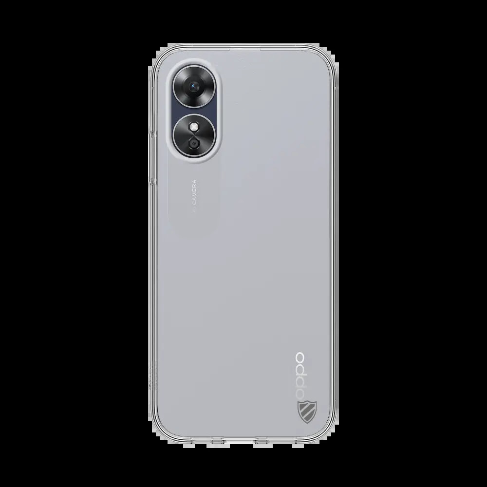 Coque silicone OPPO A17 - PROTECT Transparent - Vue 2