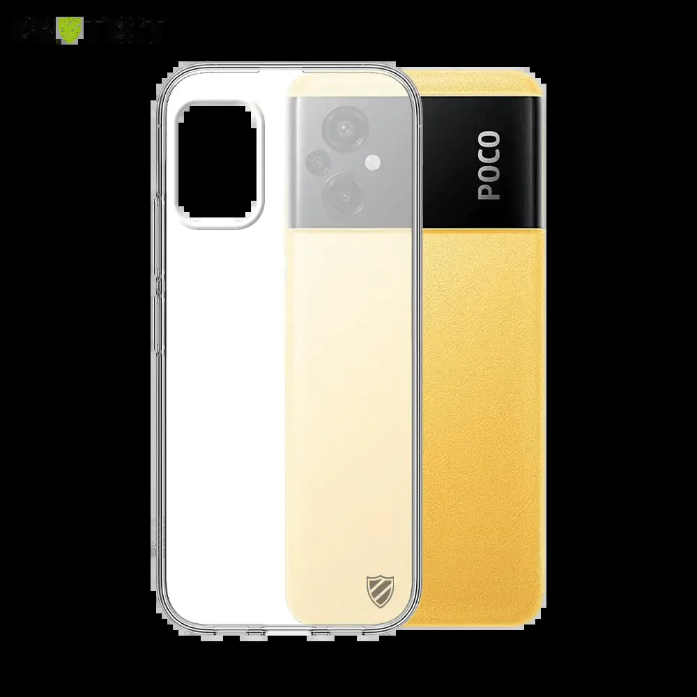Coque silicone Xiaomi Poco M5 PROTECT - Transparent