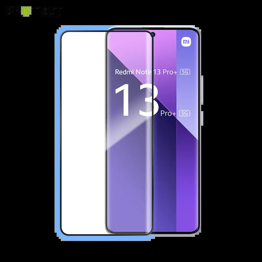 Verre trempé intégral Xiaomi Redmi Note 13 Pro+ 5G protection écran 9H - PROTECT Noir